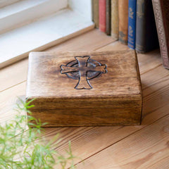 Wooden Box with Cross-Storage & Organisation-Siesta Crafts