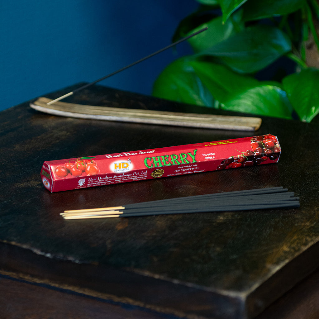 Cherry Hexagon Incense-Stick Incense-Siesta Crafts