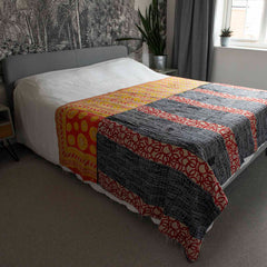 Kantha Bedspread-Textiles-Siesta Crafts