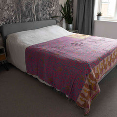 Kantha Bedspread-Textiles-Siesta Crafts