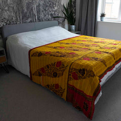 Kantha Bedspread-Textiles-Siesta Crafts
