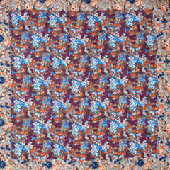 Retro Floral Square Scarf-Scarves-Siesta Crafts