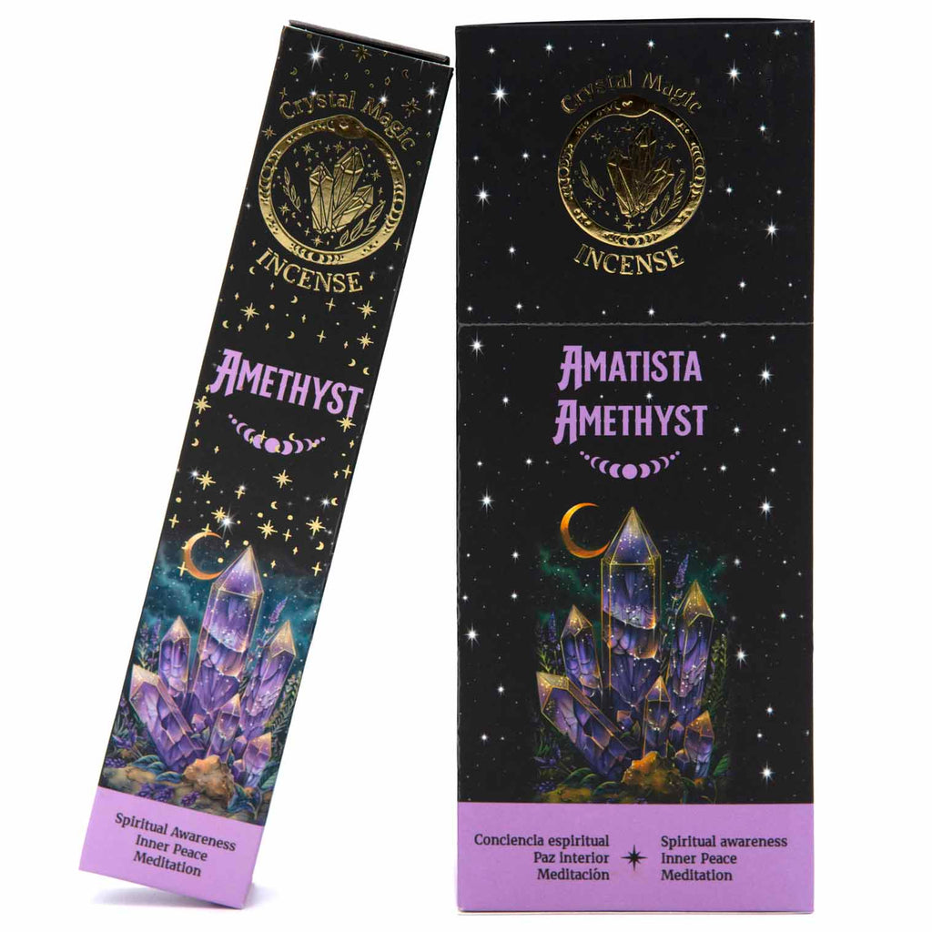 Amethyst Crystal Magic Incense-Stick Incense-Siesta Crafts