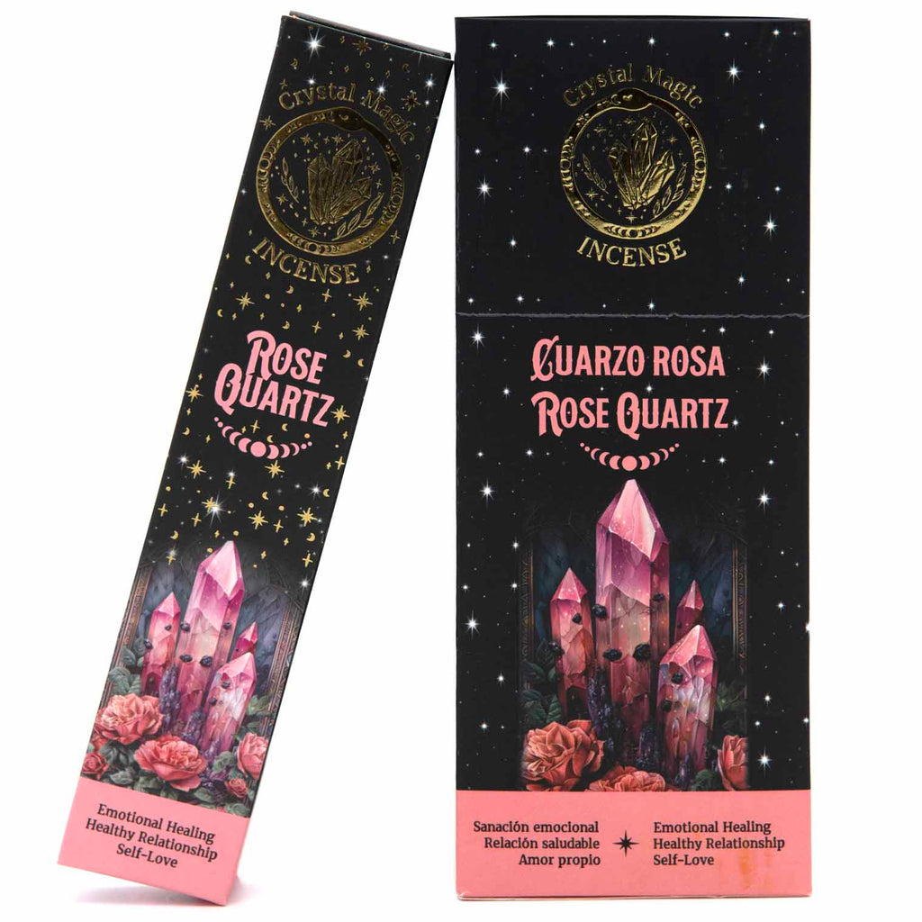 Rose Quartz Crystal Magic Incense-Stick Incense-Siesta Crafts
