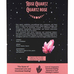 Rose Quartz Crystal Magic Incense-Stick Incense-Siesta Crafts