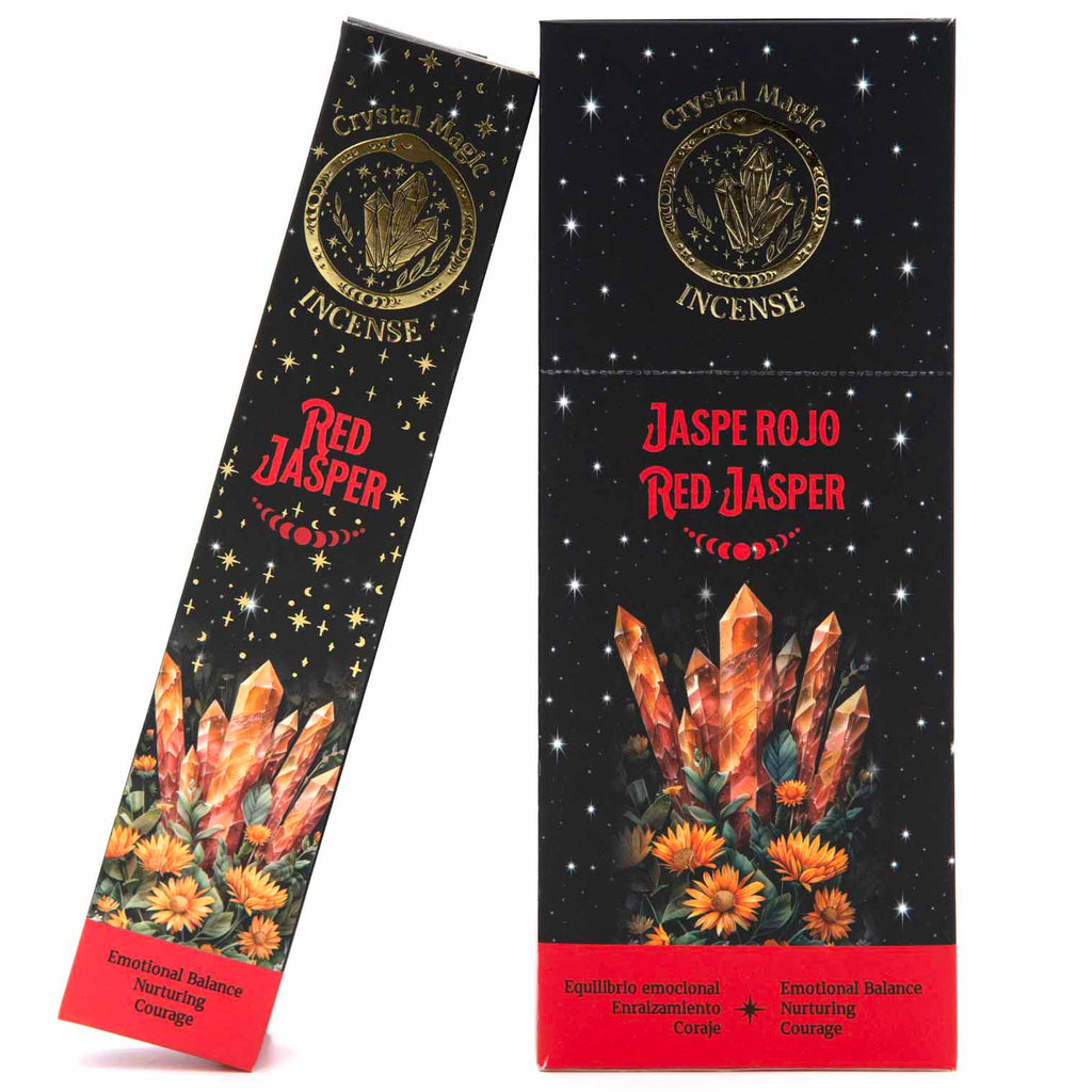 Red Jasper Crystal Magic Incense-Stick Incense-Siesta Crafts