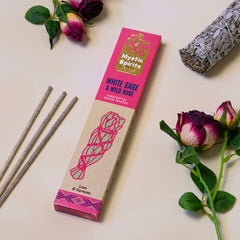 White Sage and Wild Rose Mystic Spirits Incense-Stick Incense-Siesta Crafts