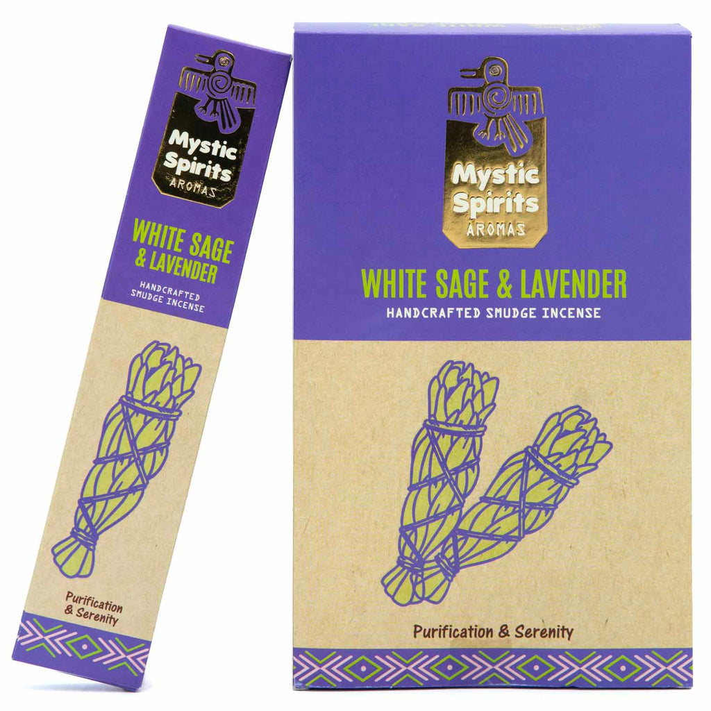 White Sage and Lavender Mystic Spirits Incense-Stick Incense-Siesta Crafts