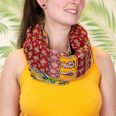 Kantha Snood-Scarves-Siesta Crafts