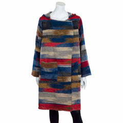 Cosy Acrylic Long Jacket-Coats, Jackets & Ponchos-Siesta Crafts