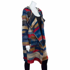 Cosy Acrylic Long Jacket-Coats, Jackets & Ponchos-Siesta Crafts