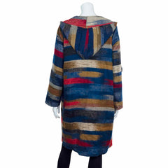 Cosy Acrylic Long Jacket-Coats, Jackets & Ponchos-Siesta Crafts