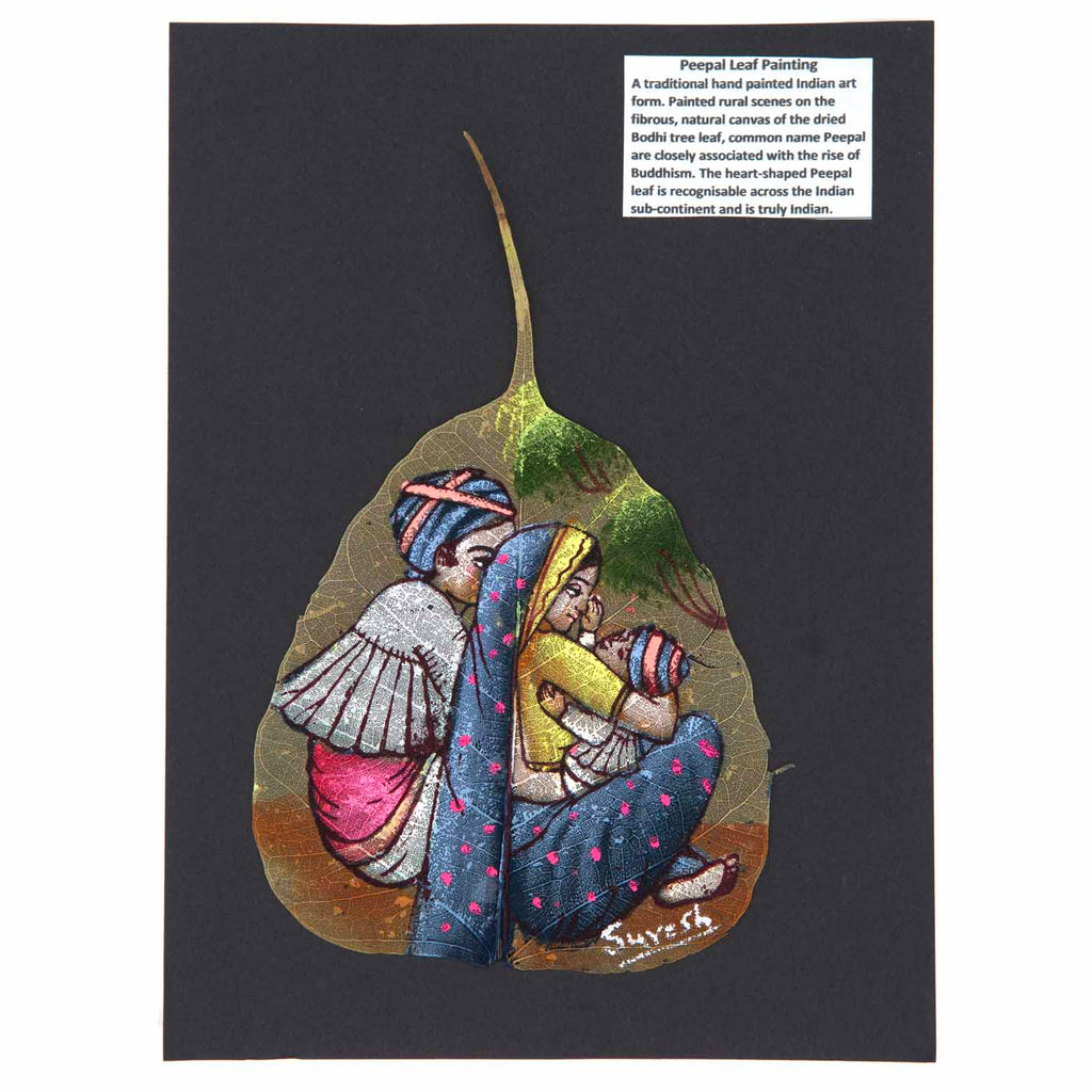 Peepal Leaf Painting - Family-Home Décor-Siesta Crafts