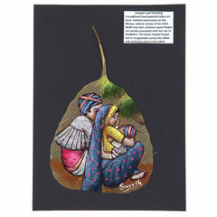 Peepal Leaf Painting - Family-Home Décor-Siesta Crafts