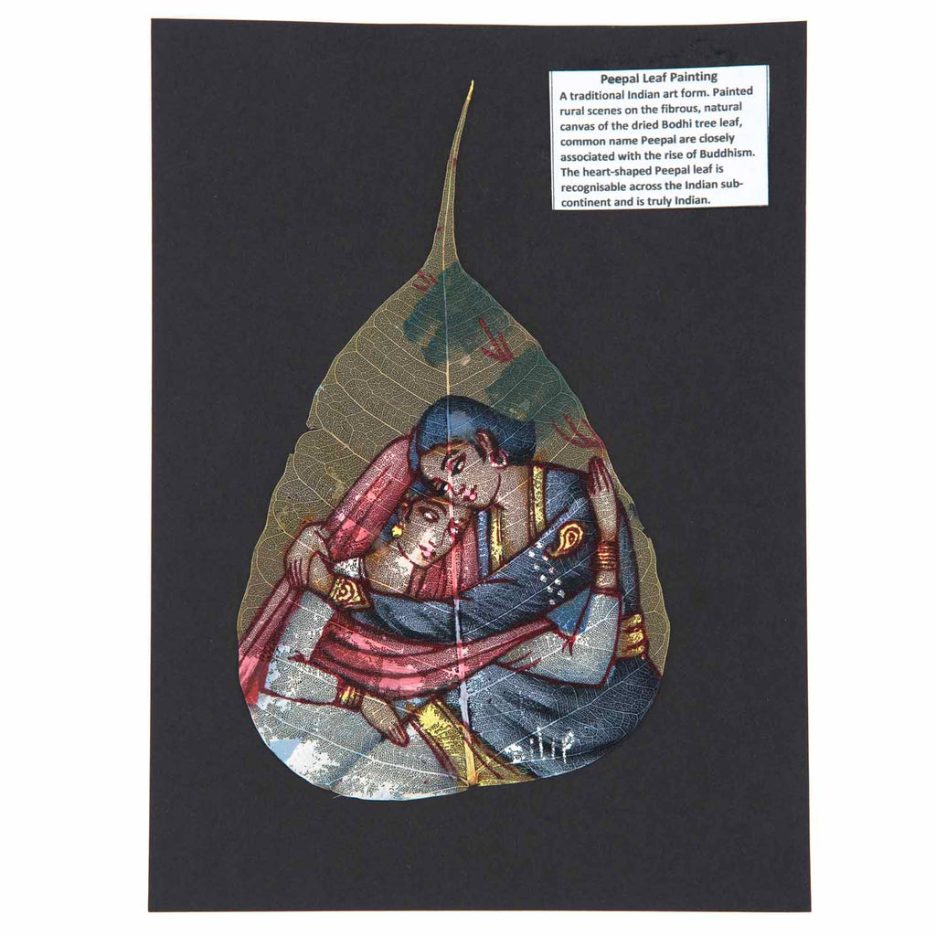 Peepal Leaf Painting - Lovers-Home Décor-Siesta Crafts
