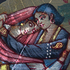 Peepal Leaf Painting - Lovers-Home Décor-Siesta Crafts