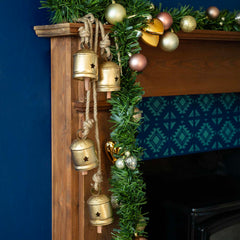 String of Bells with Star Design Cut Out-Home Décor-Siesta Crafts