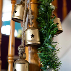 String of Bells with Star Design Cut Out-Home Décor-Siesta Crafts