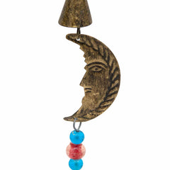 Metal Moon Mobile with Bells and Mini Moons-Home Décor-Siesta Crafts