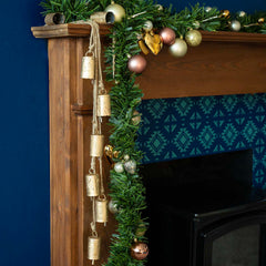 Eight Large Bells on Rope-Home Décor-Siesta Crafts