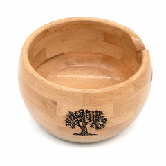 Tree Design Wooden Yarn Bowl-Fun & Leisure-Siesta Crafts