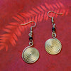 Round Spiral Kenyan Earrings-Earrings-Siesta Crafts