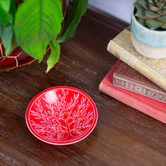 Round Tree of Life Soapstone Dish-Storage & Organisation-Siesta Crafts