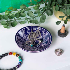 Round Tree of Life Soapstone Dish-Storage & Organisation-Siesta Crafts