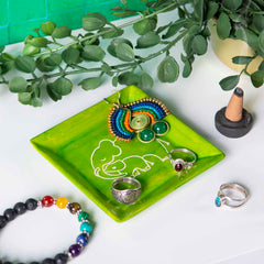 Mother and Baby Elephant Soapstone Tray-Storage & Organisation-Siesta Crafts