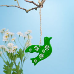 Dove Soapstone Christmas Decoration-Home Décor-Siesta Crafts