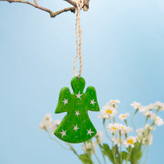 Angel Soapstone Christmas Decoration-Home Décor-Siesta Crafts