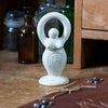 Soapstone Goddess On Plinth with Spiral-Ornaments & Figurines-Siesta Crafts