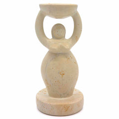 Goddess Soapstone Cone Burner-Incense Holders-Siesta Crafts