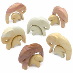 Mother and Baby Elephant-Ornaments & Figurines-Siesta Crafts