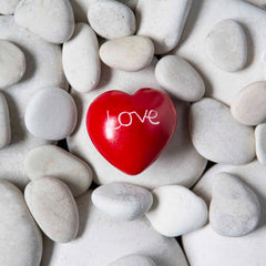 Soapstone Love Heart-Ornaments & Figurines-Siesta Crafts