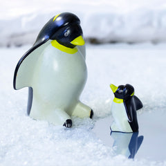 Soapstone Mother and Baby Penguin-Ornaments & Figurines-Siesta Crafts