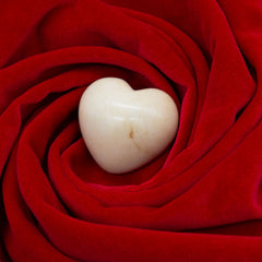 Natural Soapstone Heart