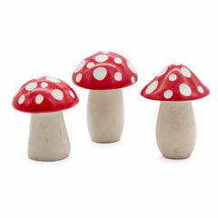 Mini Soapstone Mushroom-Ornaments & Figurines-Siesta Crafts