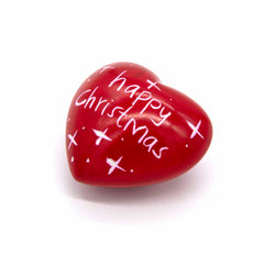 Soapstone Christmas Heart-Home Décor-Siesta Crafts