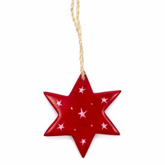 Star Soapstone Christmas Decoration-Home Décor-Siesta Crafts