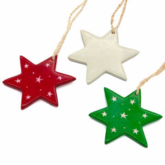 Star Soapstone Christmas Decoration-Home Décor-Siesta Crafts