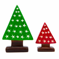 Soapstone Christmas Tree Set-Ornaments & Figurines-Siesta Crafts