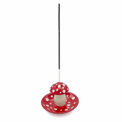 Soapstone Mushroom Incense Holder-Incense Holders-Siesta Crafts