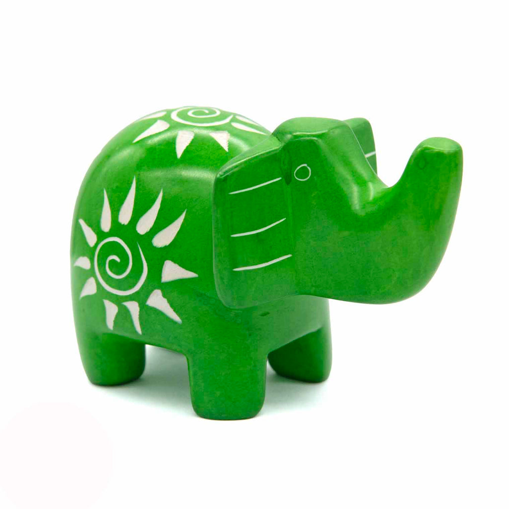 Soapstone Square Ear Elephant