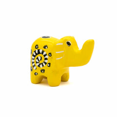 Mini Patterned Soapstone Elephant