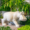 Giant Soapstone Hippo Statue No.19-Home Décor-Siesta Crafts