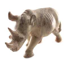 Special Soapstone Rhino Statue-Home Décor-Siesta Crafts
