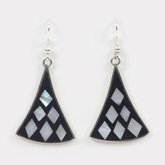 Abigail Flared Triangle Earrings-Earrings-Siesta Crafts