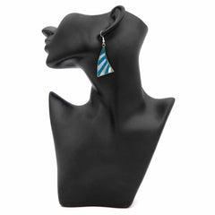 Striped Sail Earrings-Earrings-Siesta Crafts