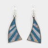 Striped Sail Earrings-Earrings-Siesta Crafts